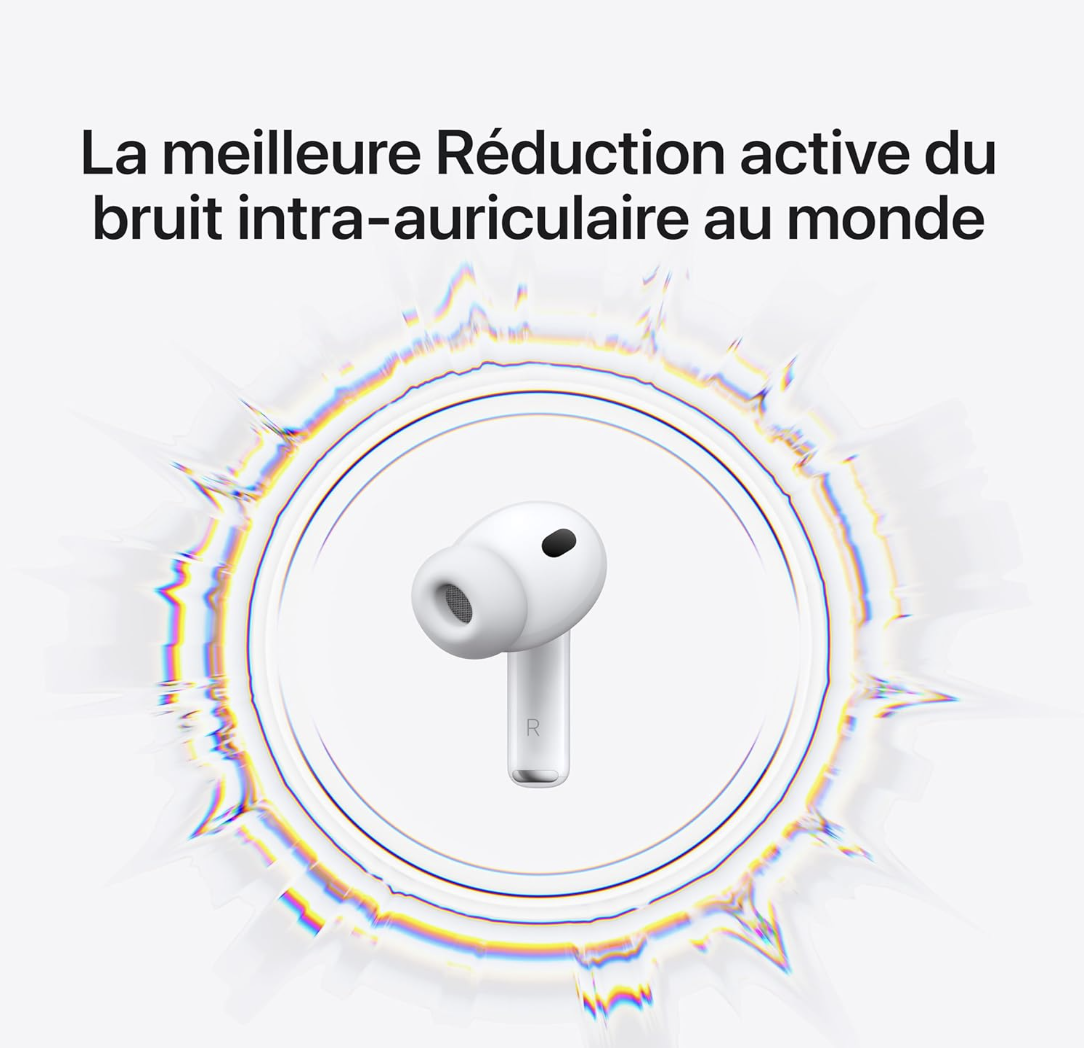 APPLE – AirPods Pro (3ᵉ génération) – Blanc