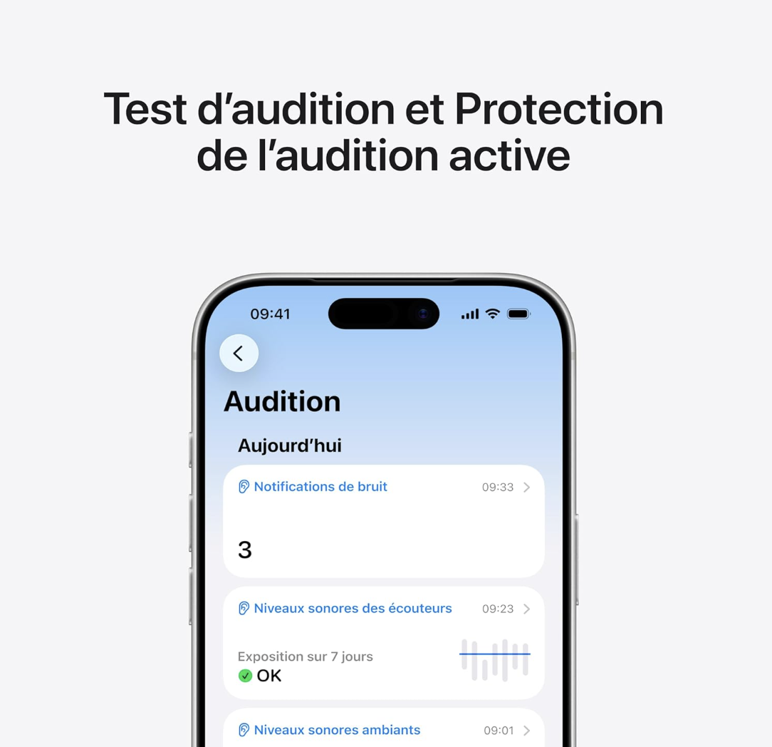 APPLE – AirPods Pro (3ᵉ génération) – Blanc